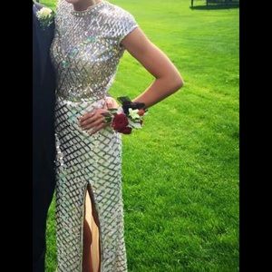Gorgeous sequin prom dress